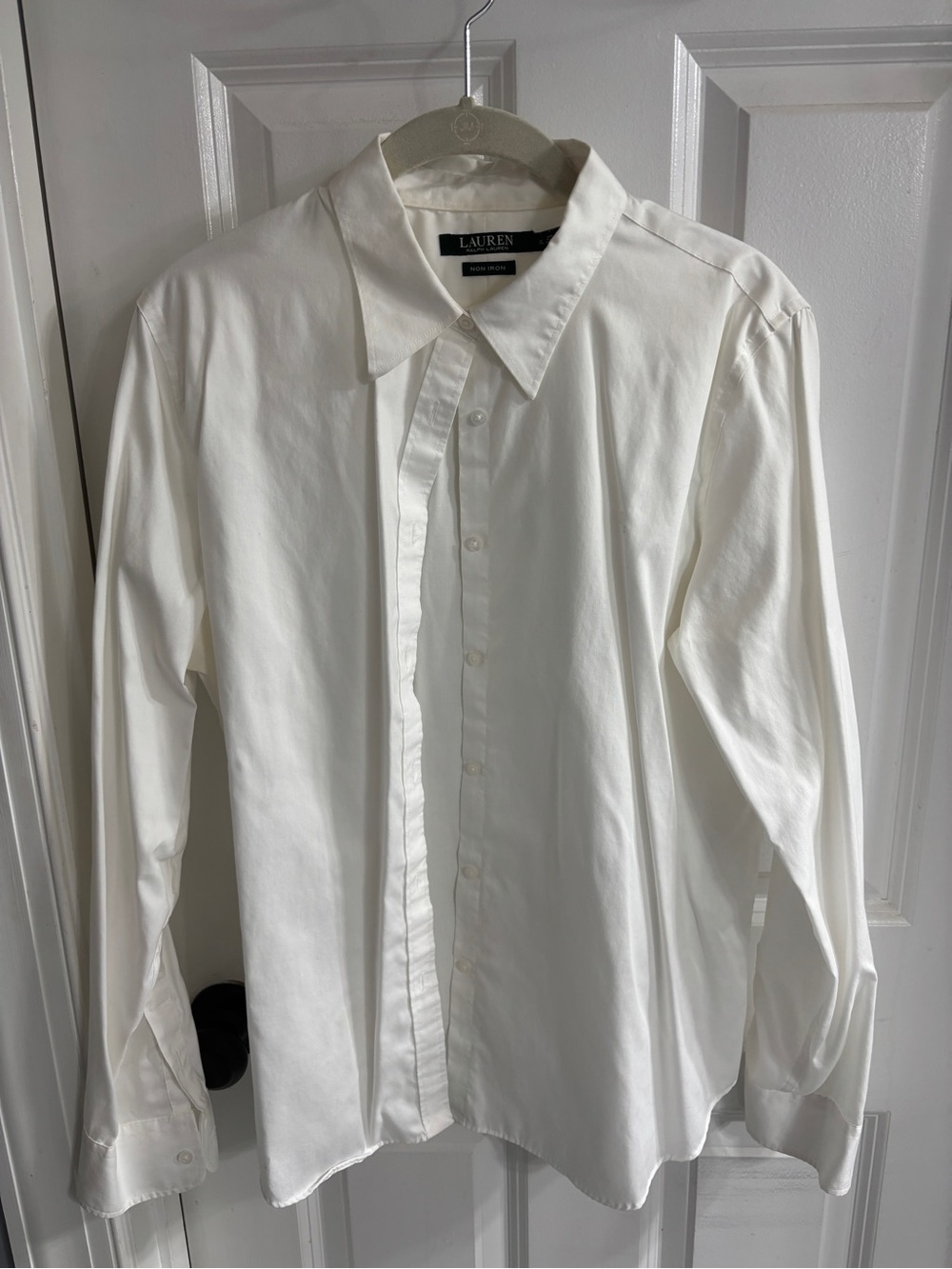 Lauren Ralph Lauren White Dress Shirt - Classic Point Collar